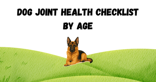 Dog Joint Health Checklist by Age
